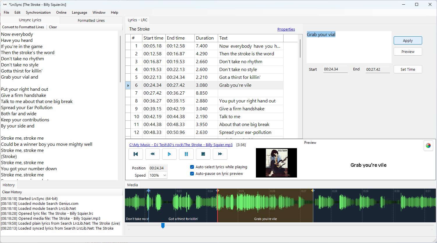 LrcSync Screenshot